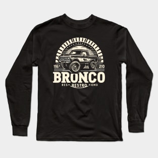 Retro Bronco Long Sleeve T-Shirt